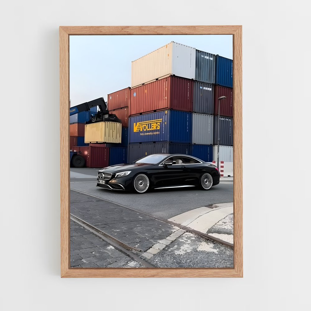 Poster Turbocharged Elegance – affiche Mercedes (vue 4)